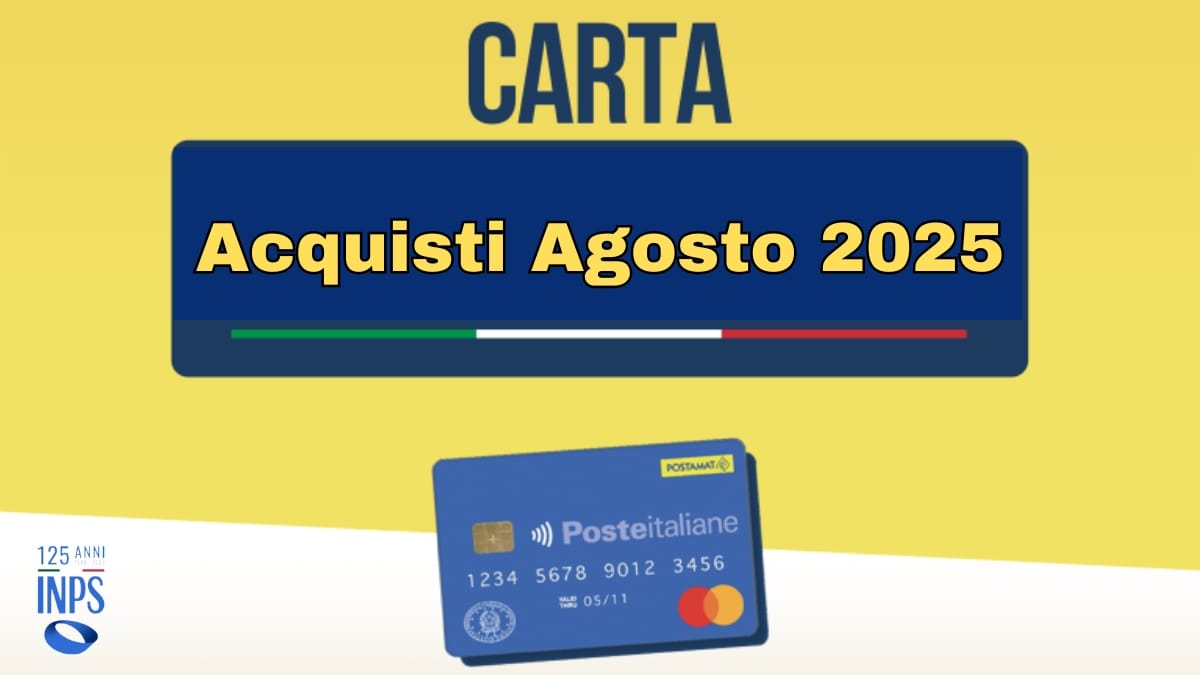 carta Acquisti di Agosto 2025